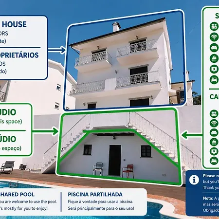 Apartament Sunny With Pool Access - & 5 Min Tavarede